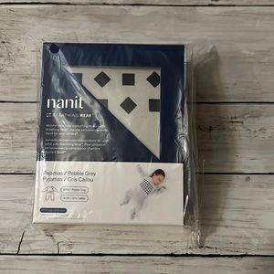 NEW Nanit Breathing Wear Infant Pajamas 6-9 Months Pebble Gray